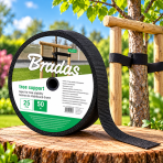 Viazací úväz – popruh na stromy čierny 25 mm BR – 1 m